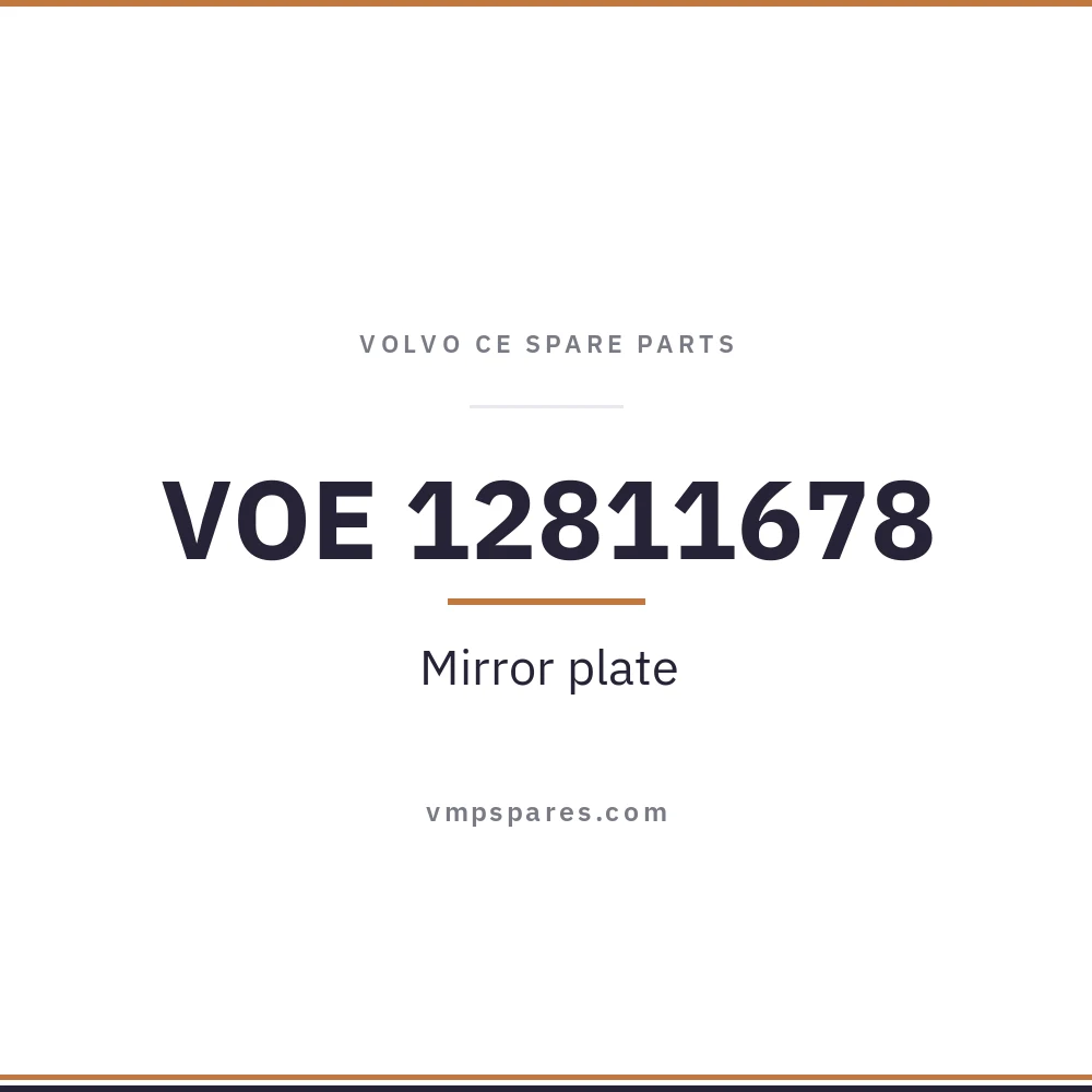 VOE 12811678 – Mirror plate