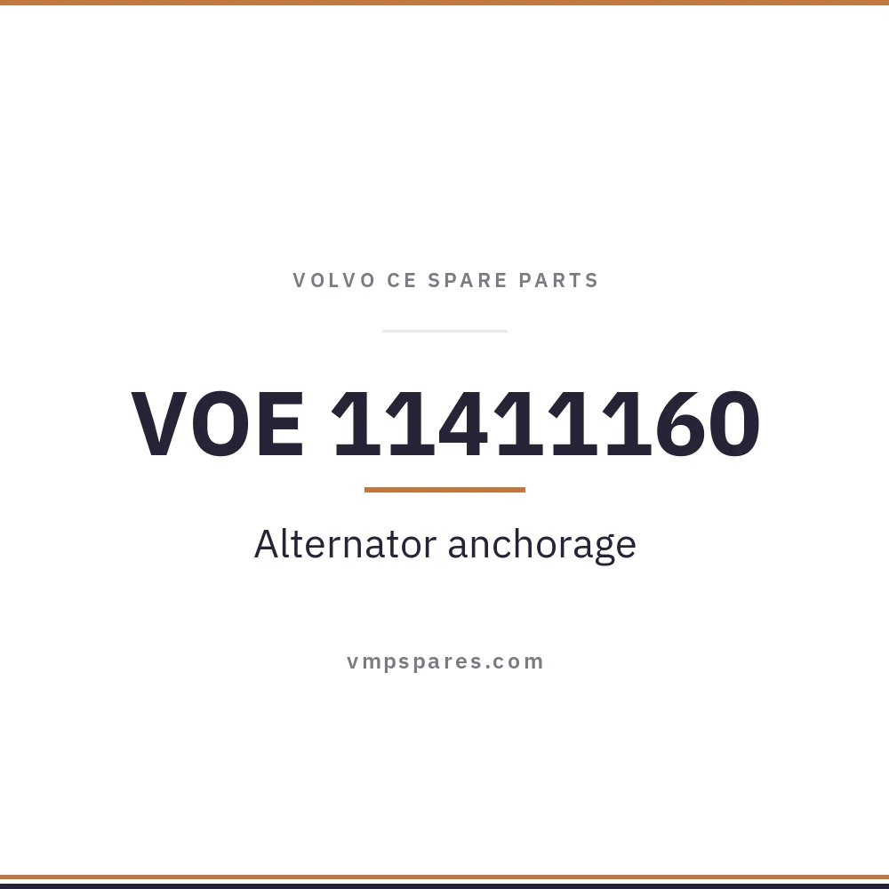 VOE 11411160 – Alternator anchorage