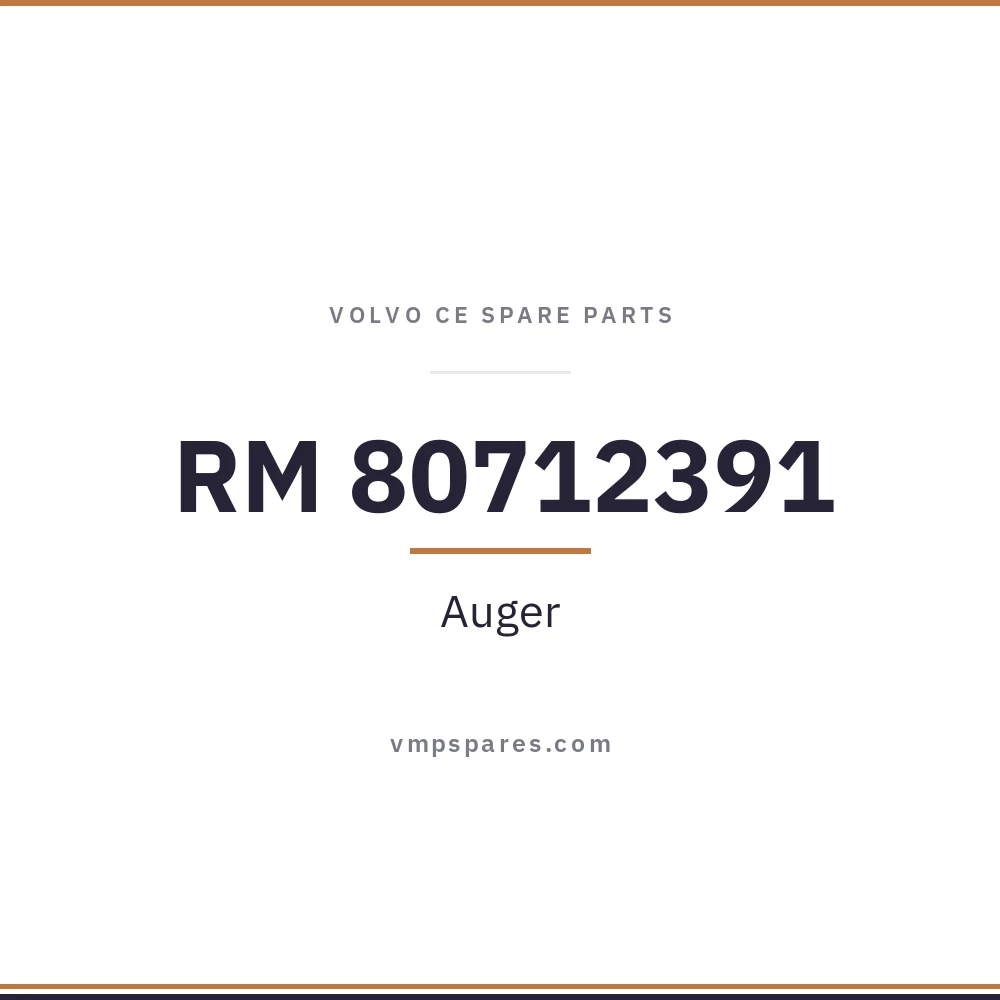 RM 80712391 – Auger