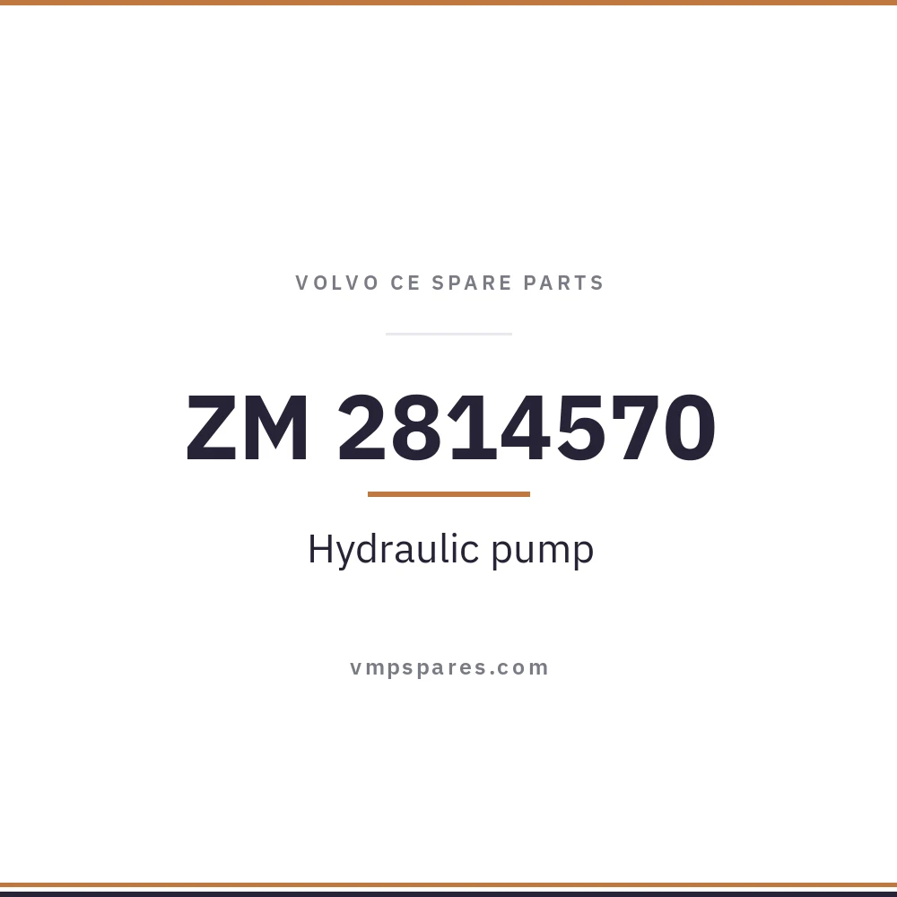 ZM 2814570 – Hydraulic pump