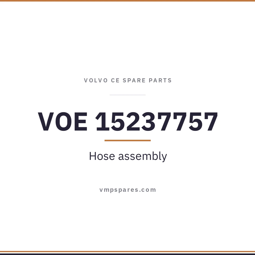 VOE 15237757 – Hose assembly