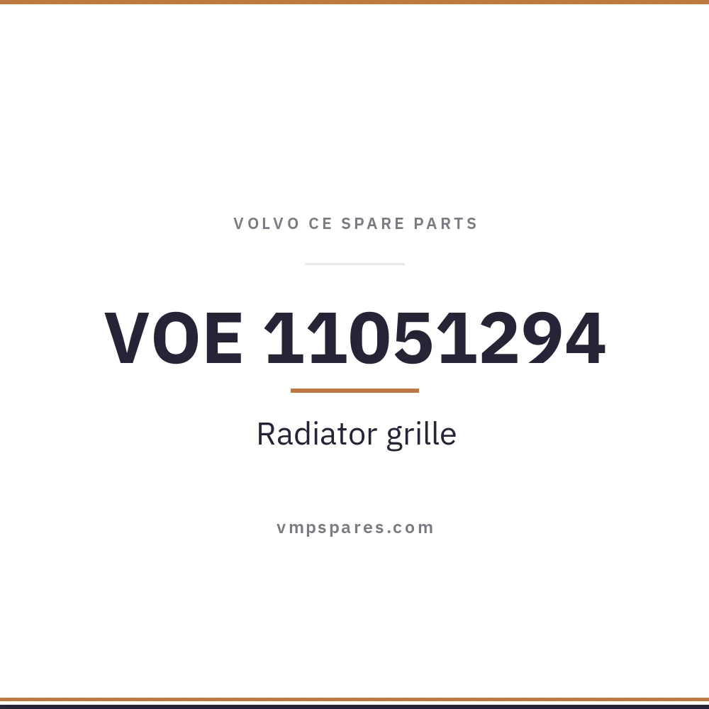 VOE 11051294 – Radiator grille