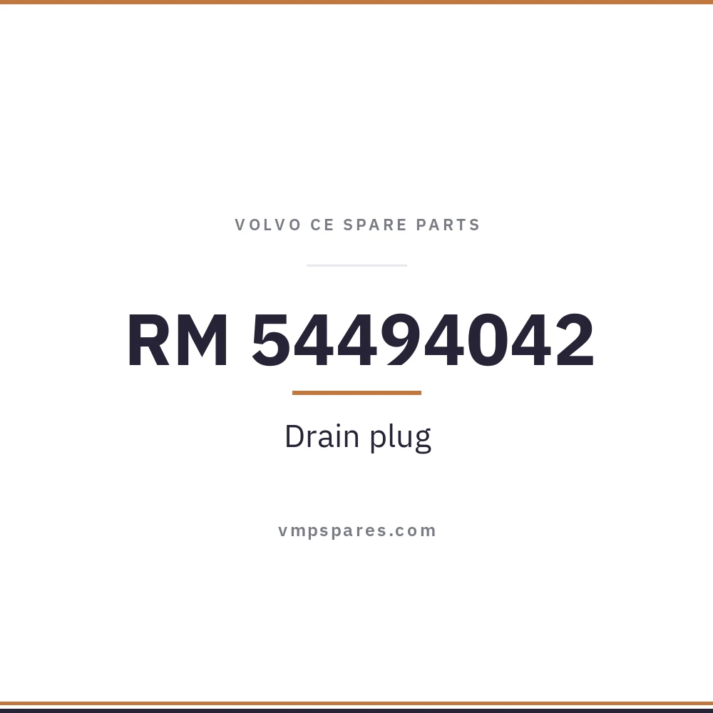 RM 54494042 – Drain plug