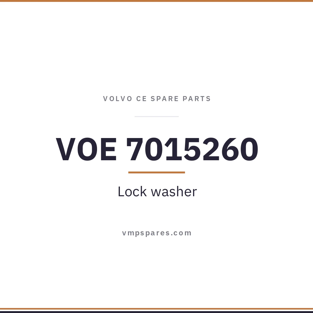 VOE 7015260 – Lock washer