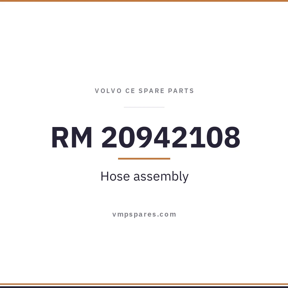RM 20942108 – Hose assembly