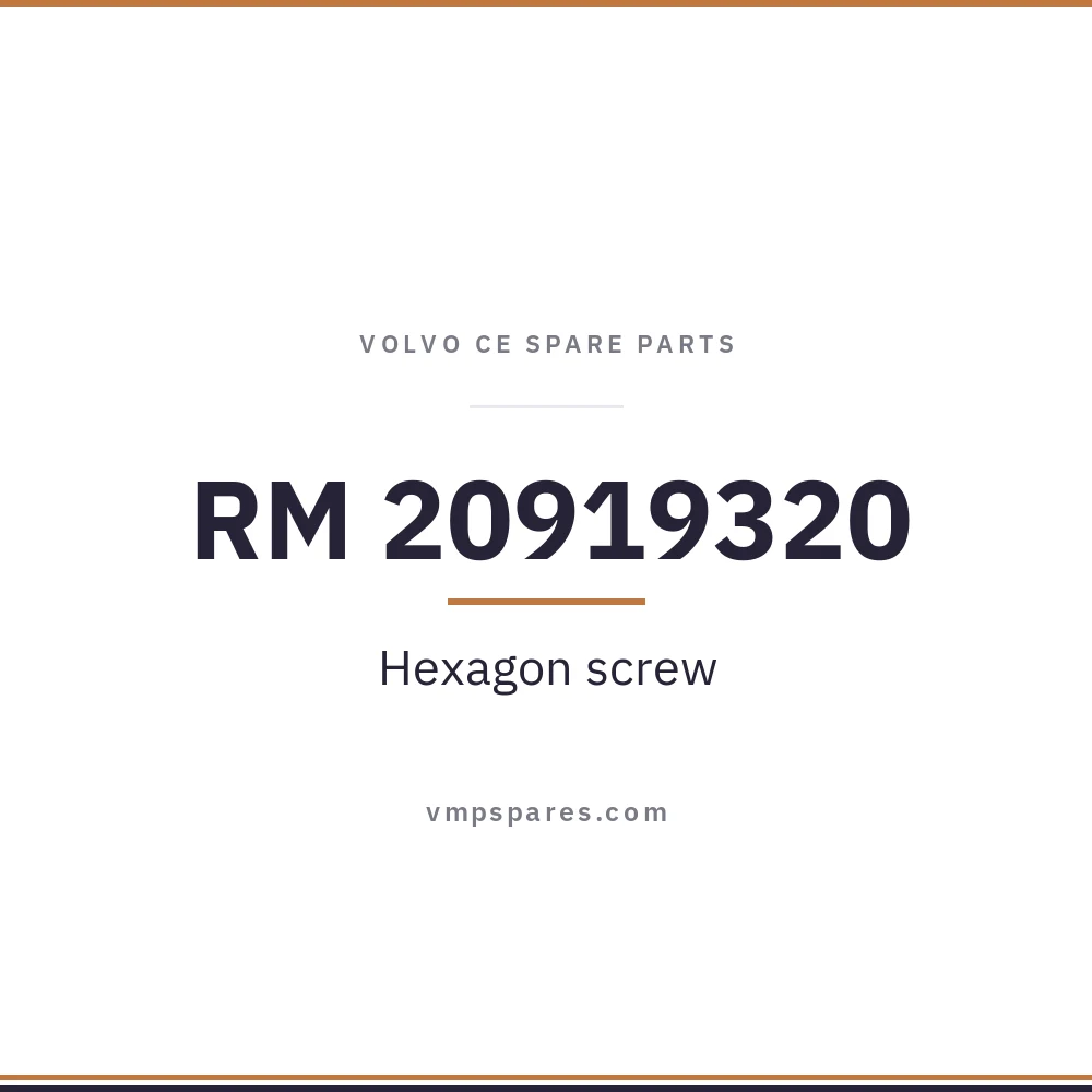 RM 20919320 – Hexagon screw
