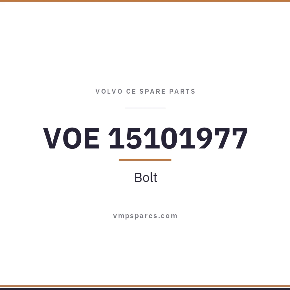 VOE 15101977 – Bolt