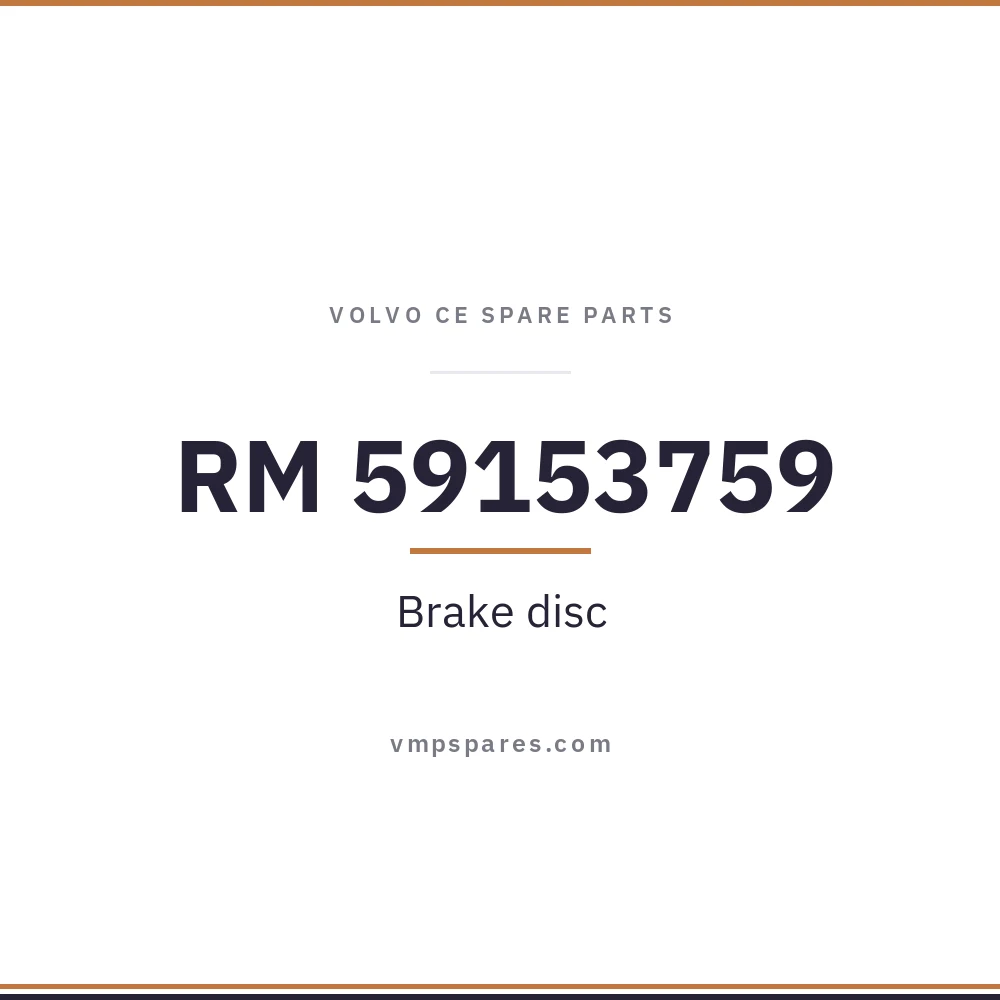RM 59153759 – Brake disc