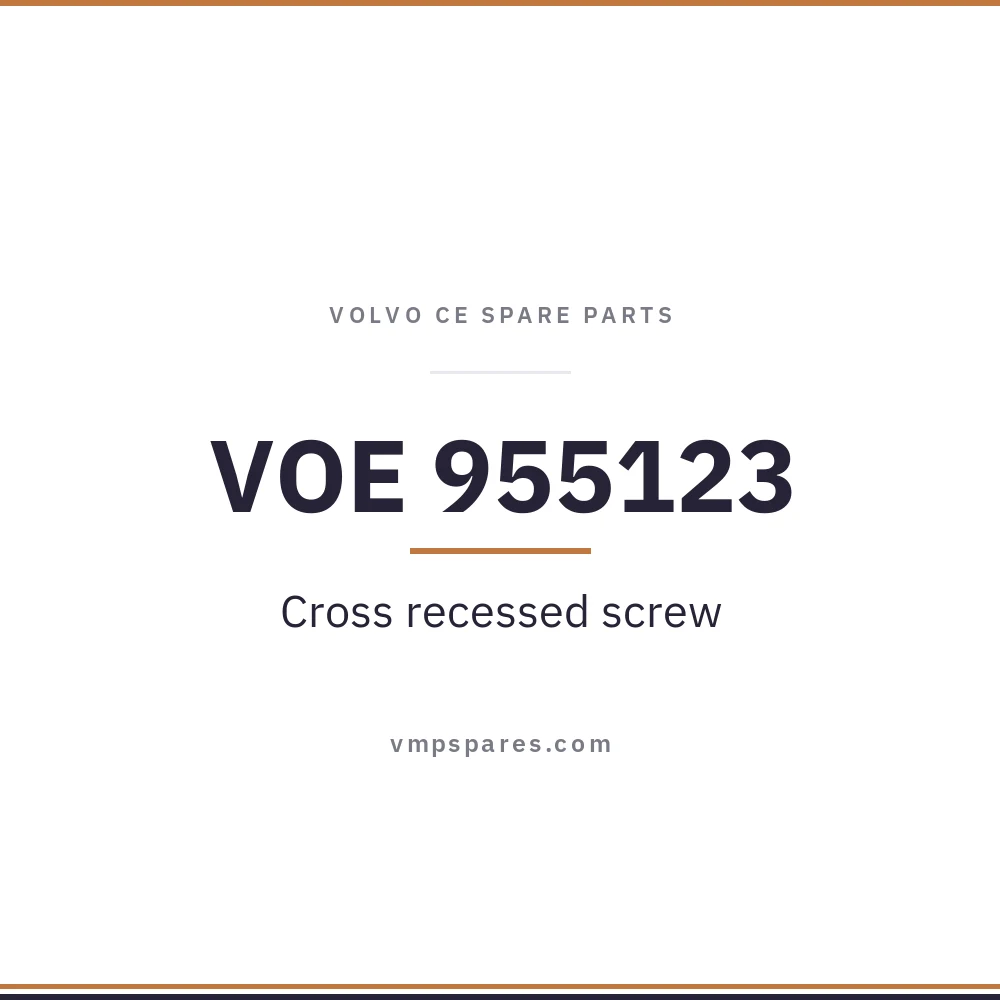 VOE 955123 – Cross recessed screw