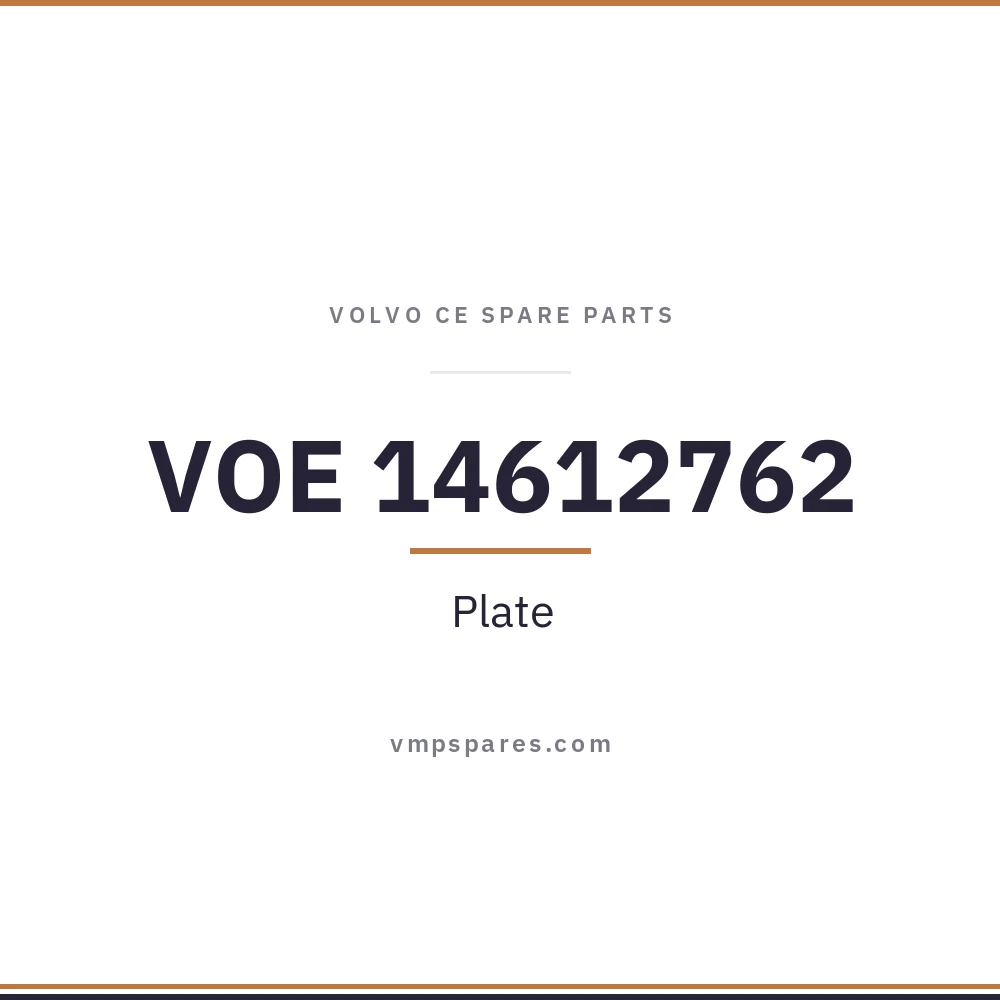 VOE 14612762 – Plate