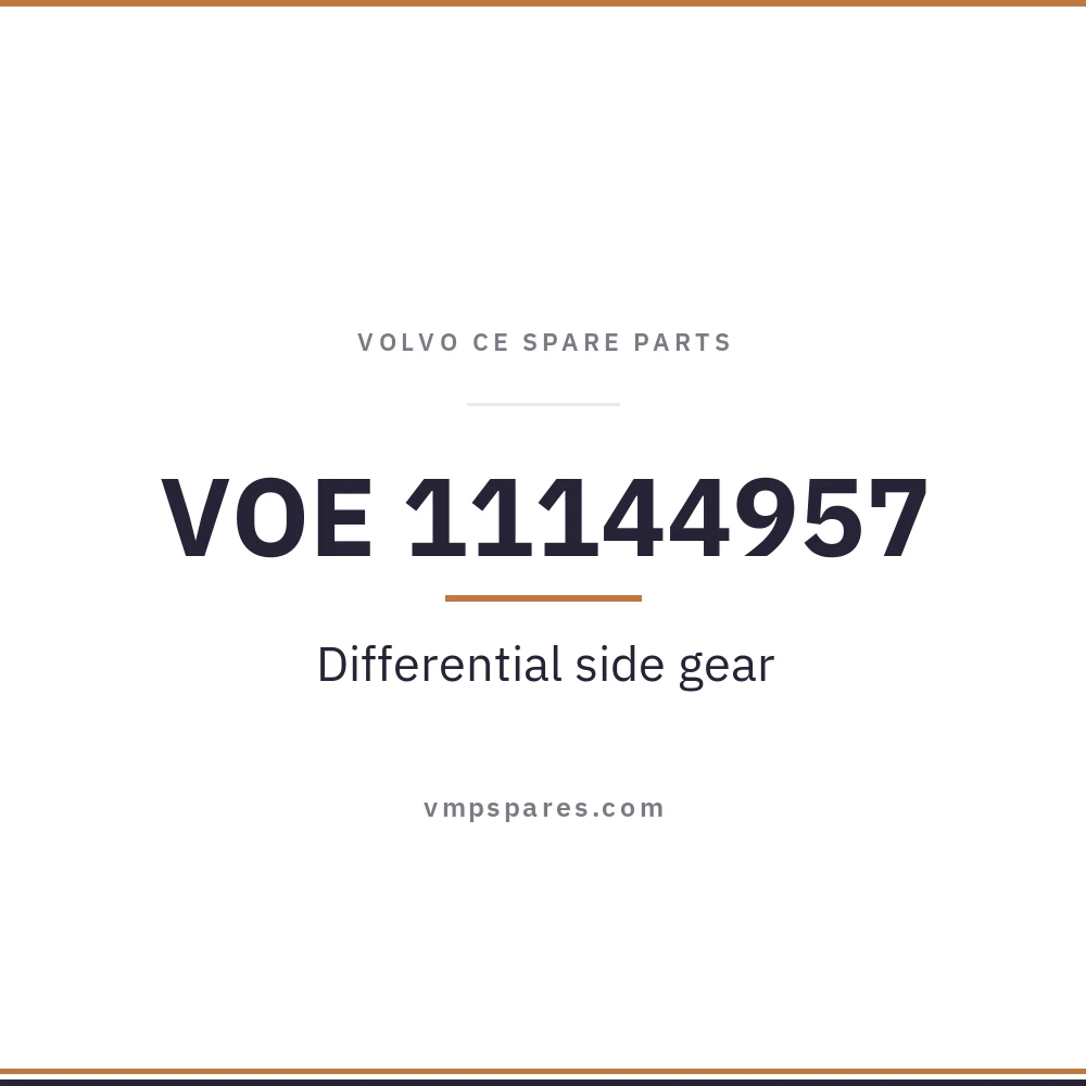 VOE 11144957 – Differential side gear