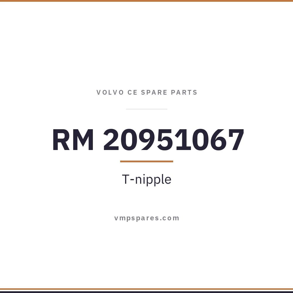 RM 20951067 – T-nipple