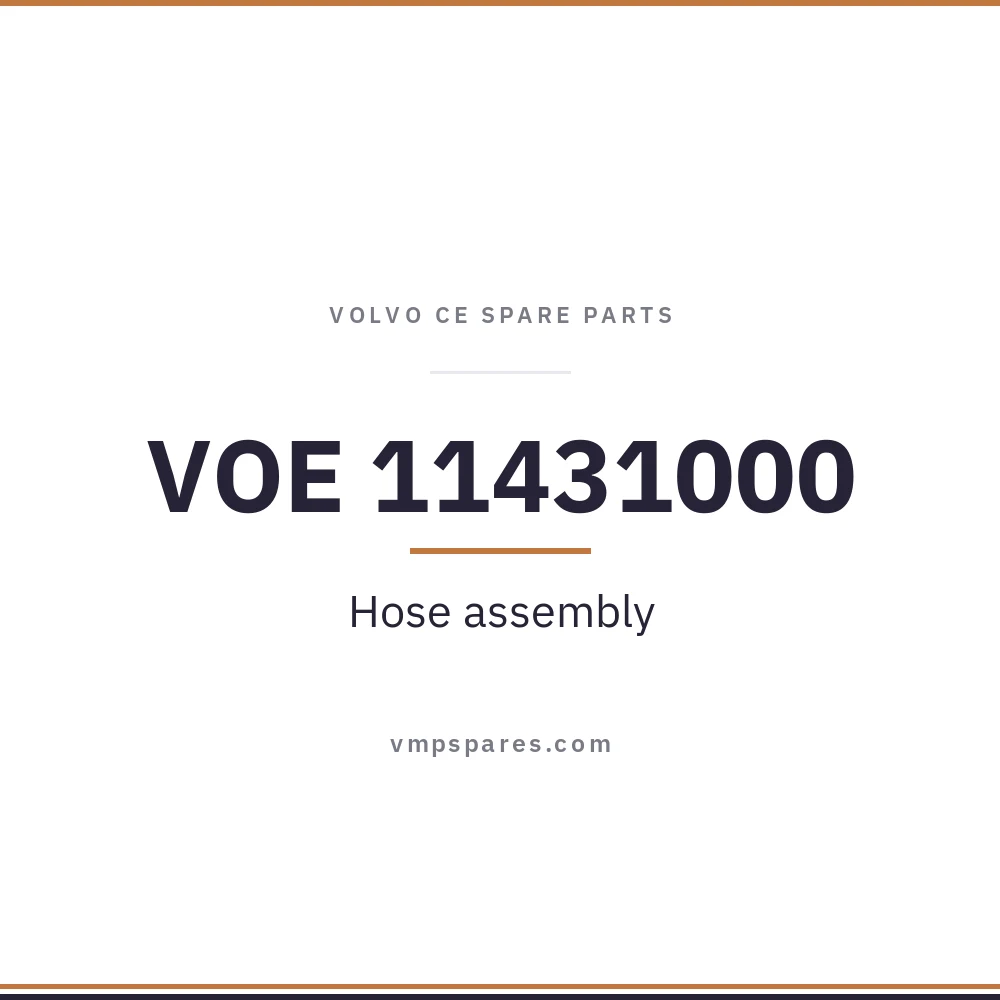 VOE 11431000 – Hose assembly