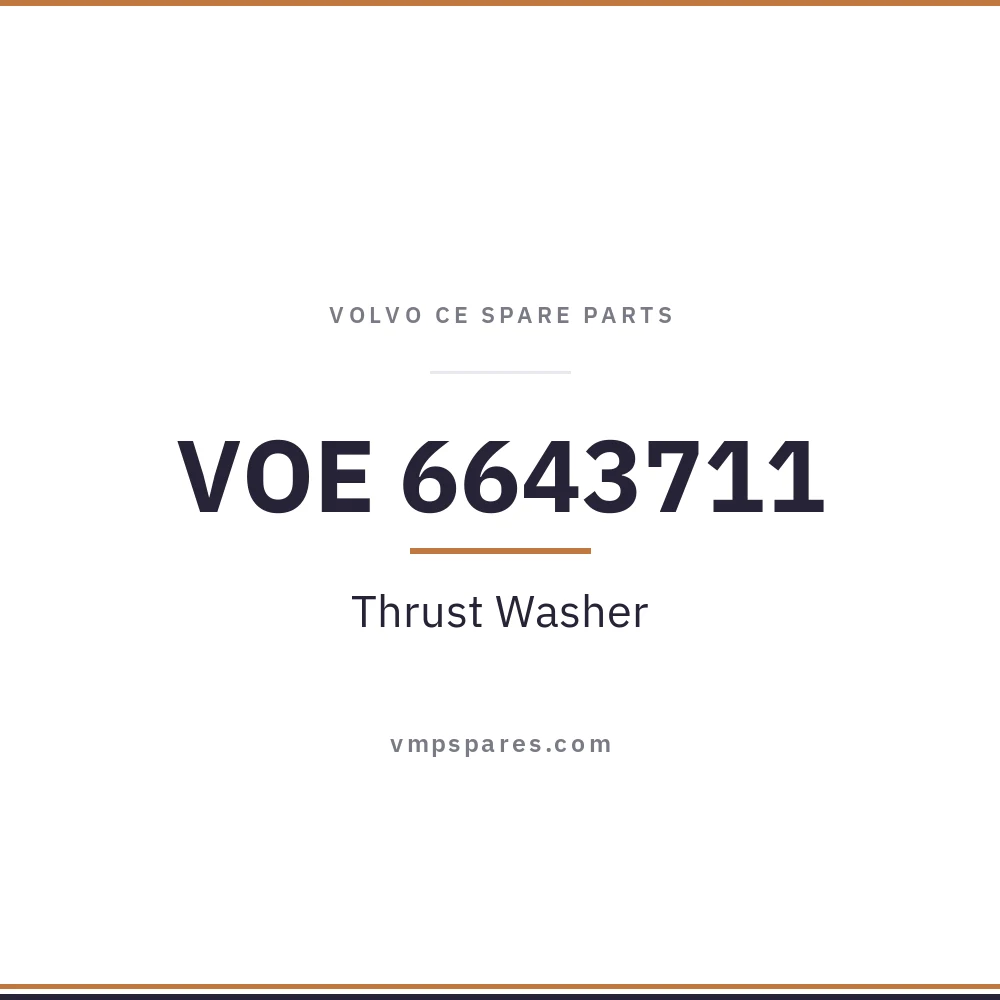 VOE 6643711 – Thrust Washer