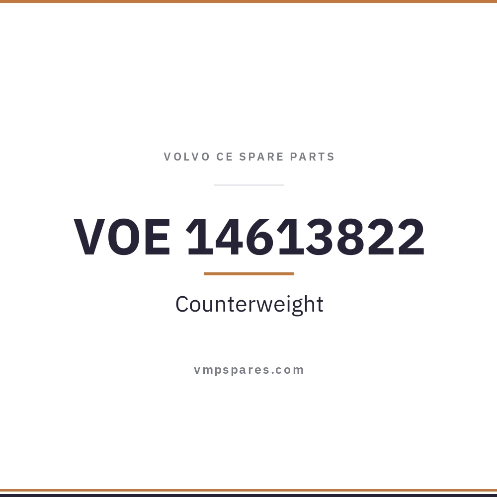 VOE 14613822 – Counterweight
