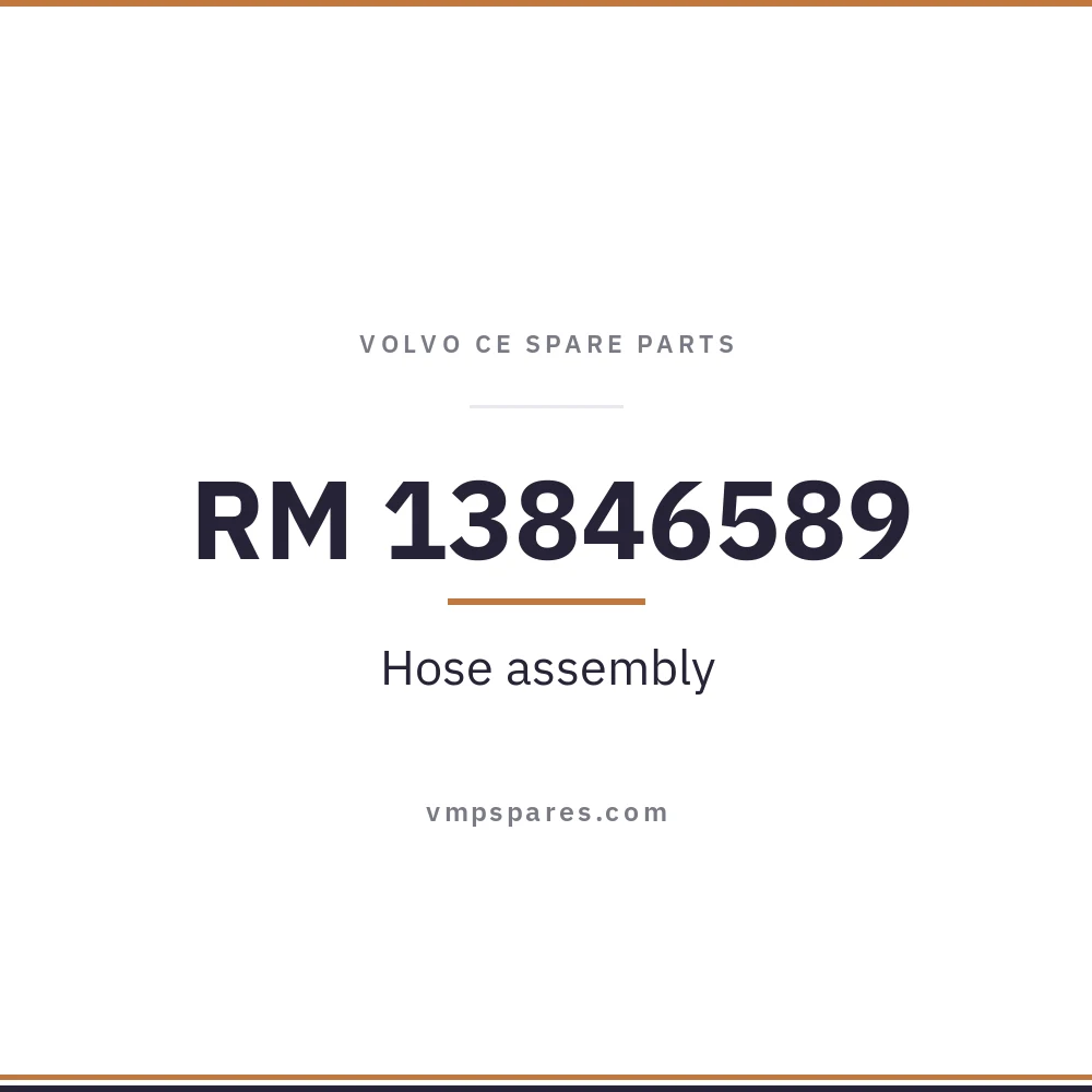 RM 13846589 – Hose assembly