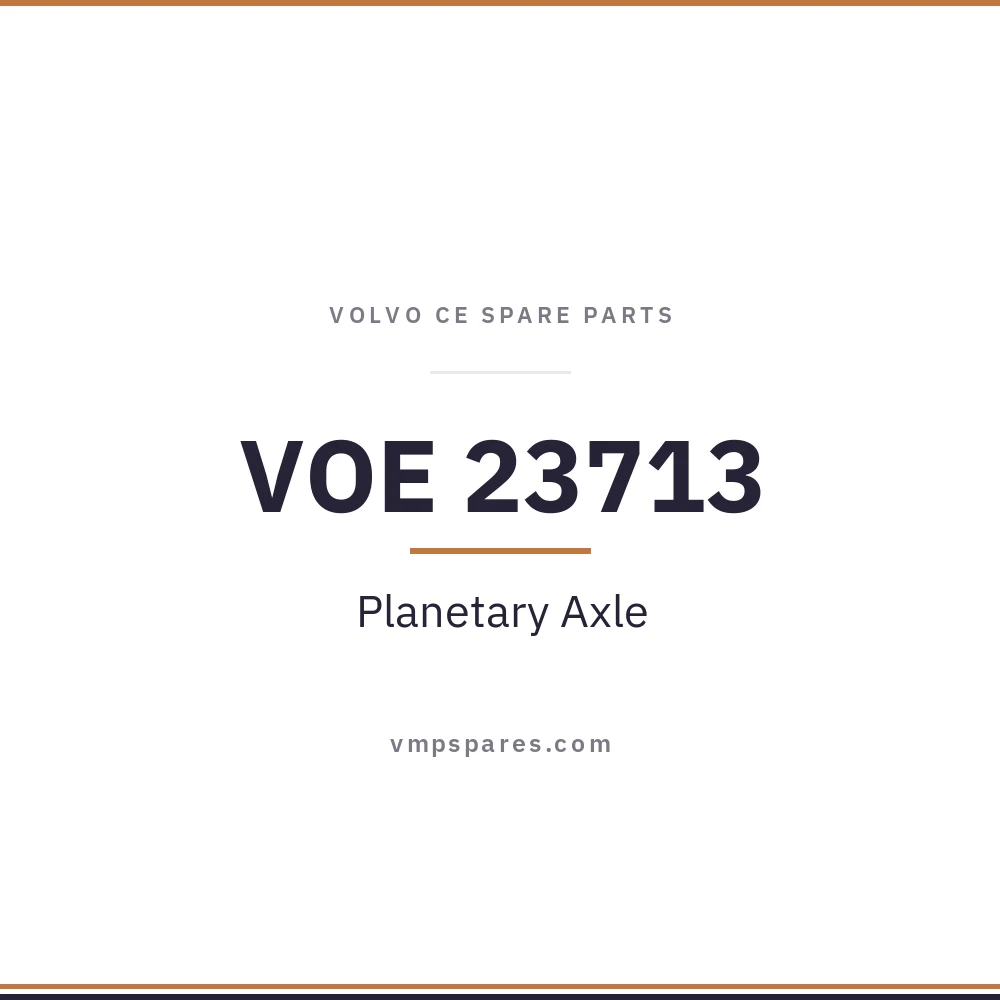 VOE 23713 – Planetary Axle