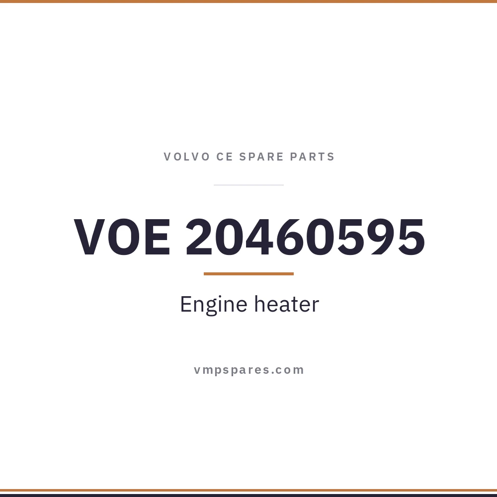 VOE 20460595 – Engine heater