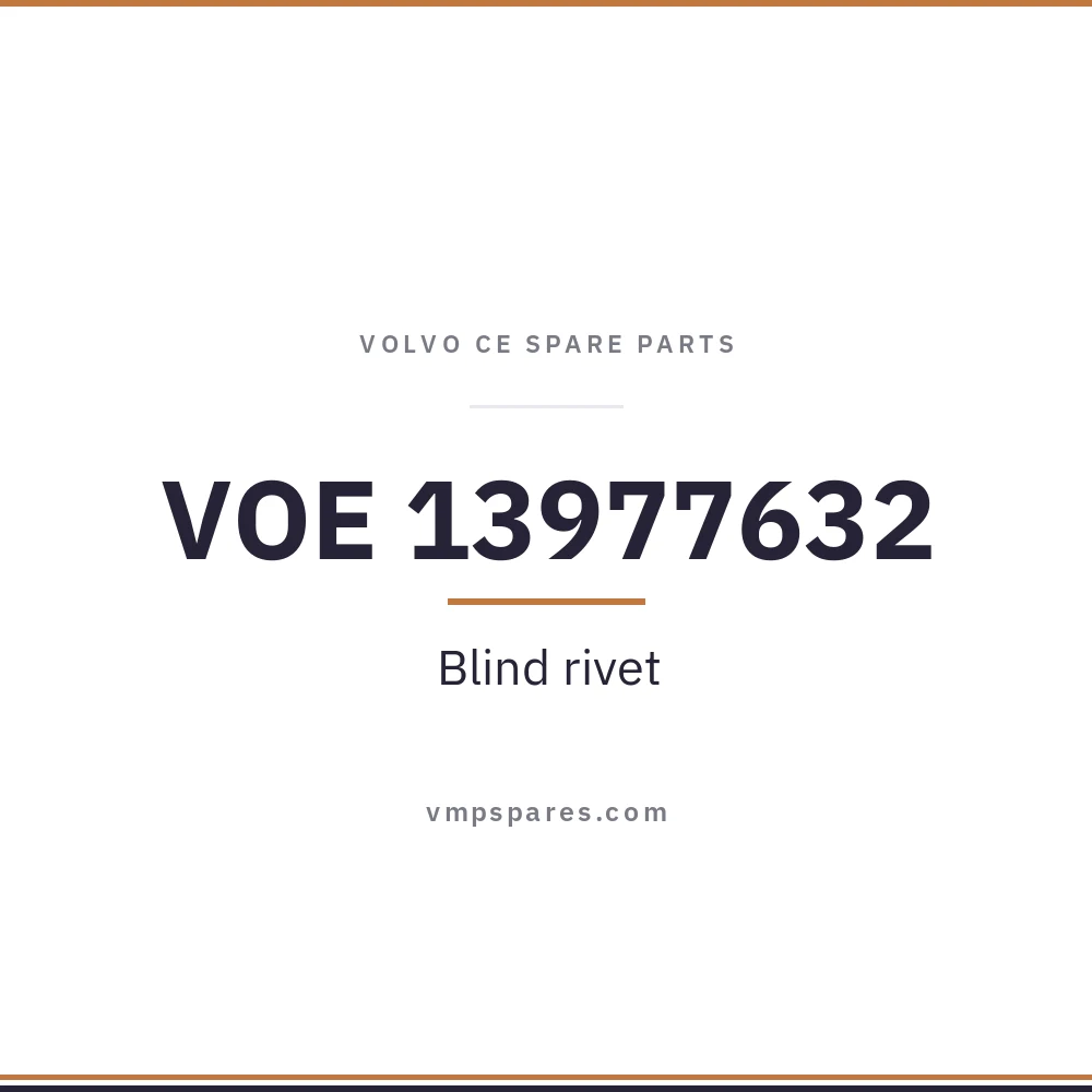 VOE 13977632 – Blind rivet