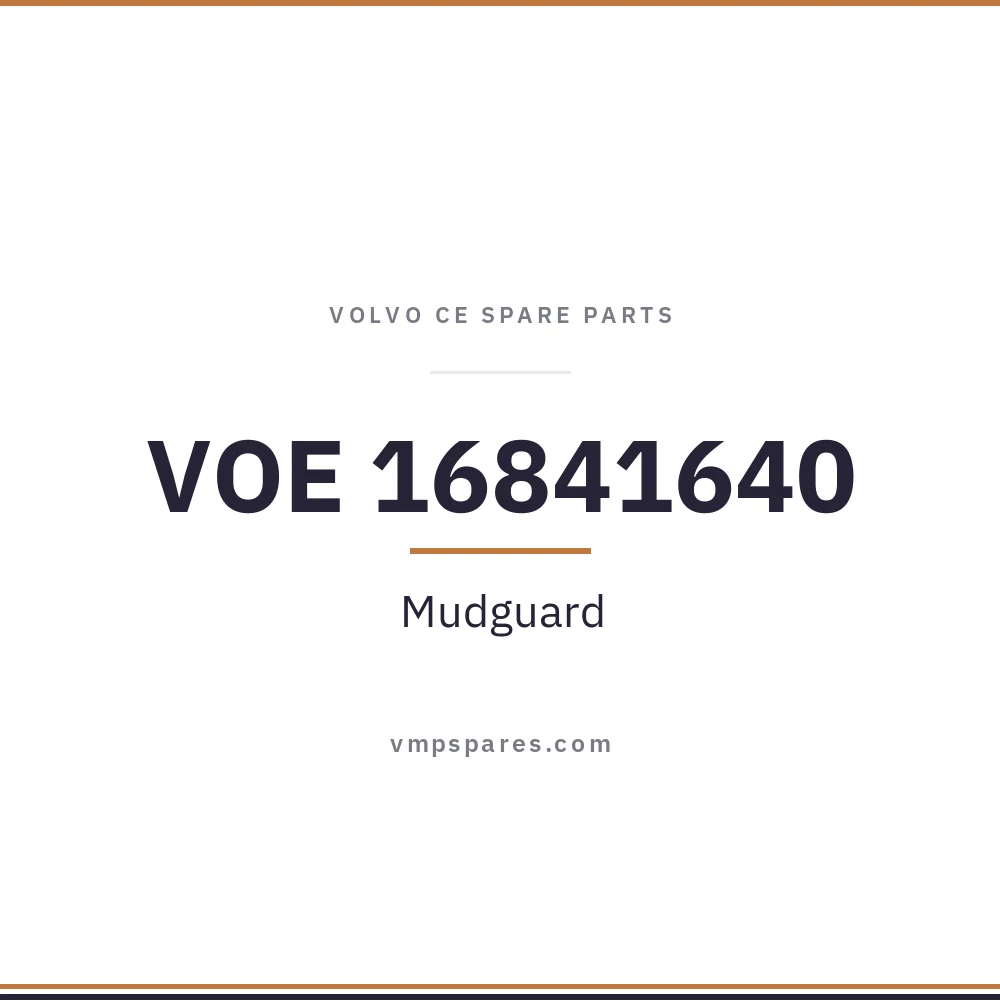 VOE 16841640 – Mudguard