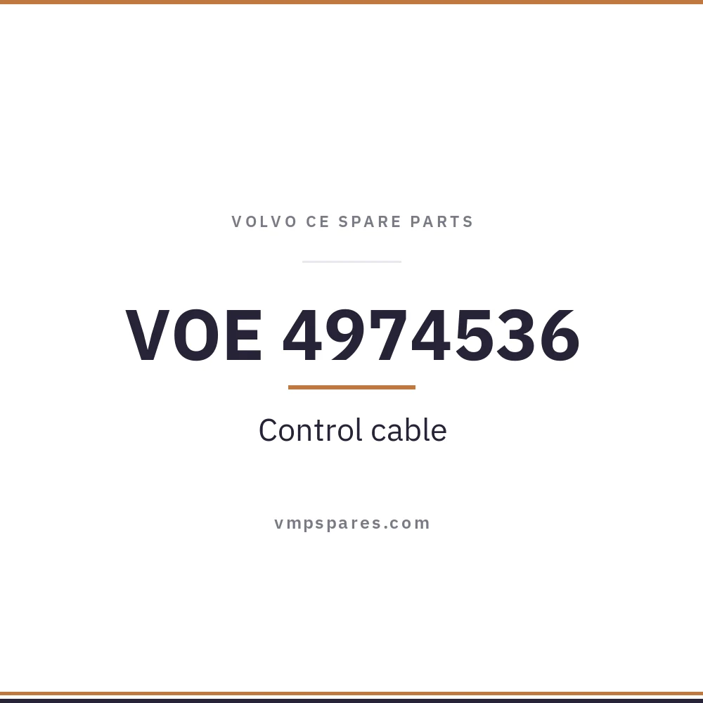 VOE 4974536 – Control cable