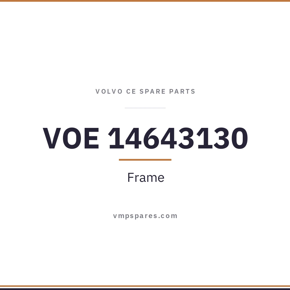 VOE 14643130 – Frame
