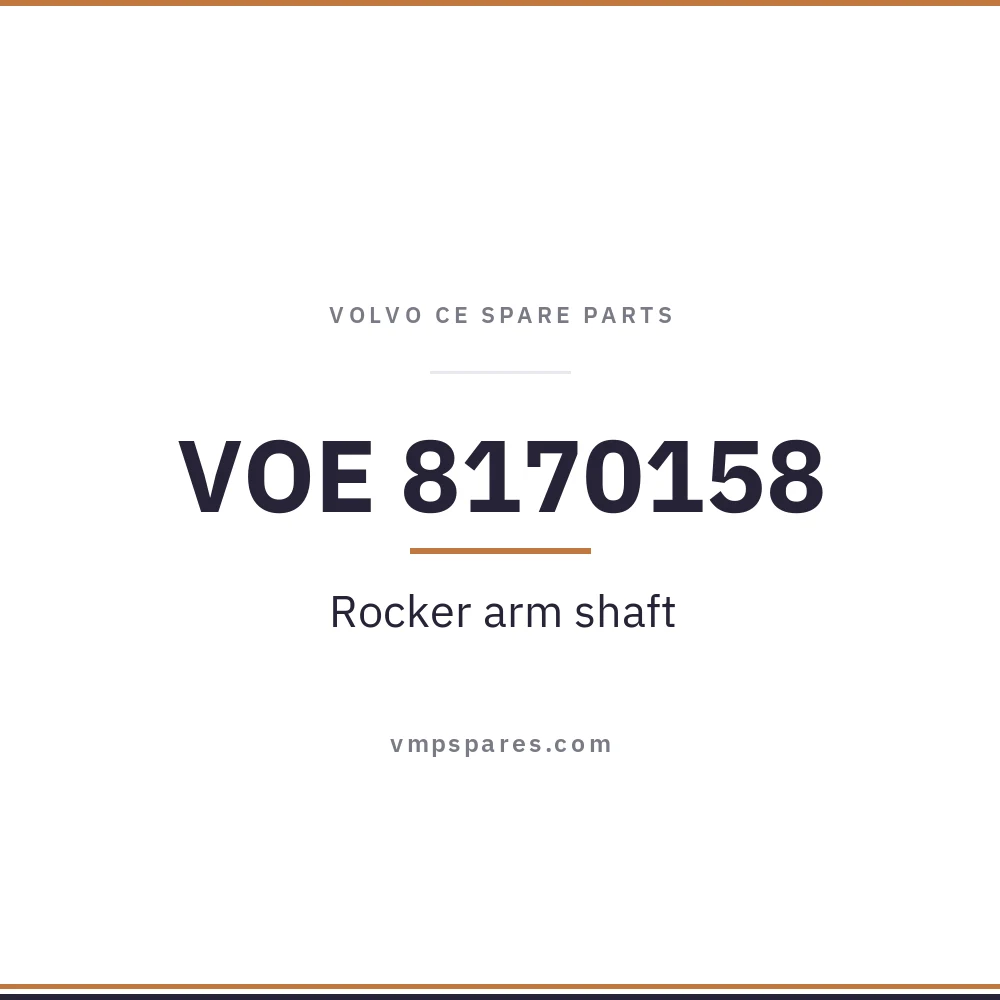 VOE 8170158 – Rocker arm shaft