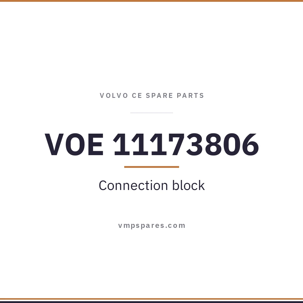 VOE 11173806 – Connection block
