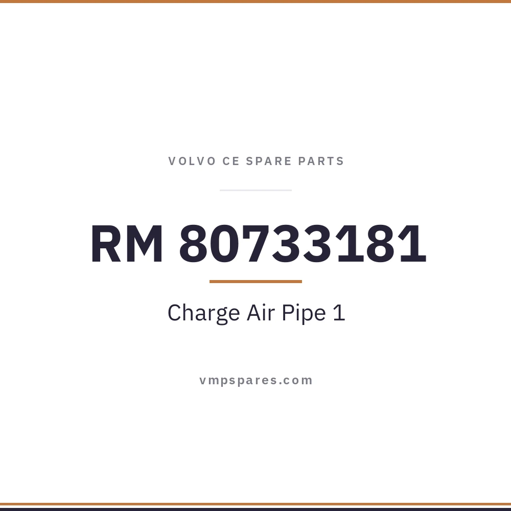 RM 80733181 – Charge Air Pipe 1