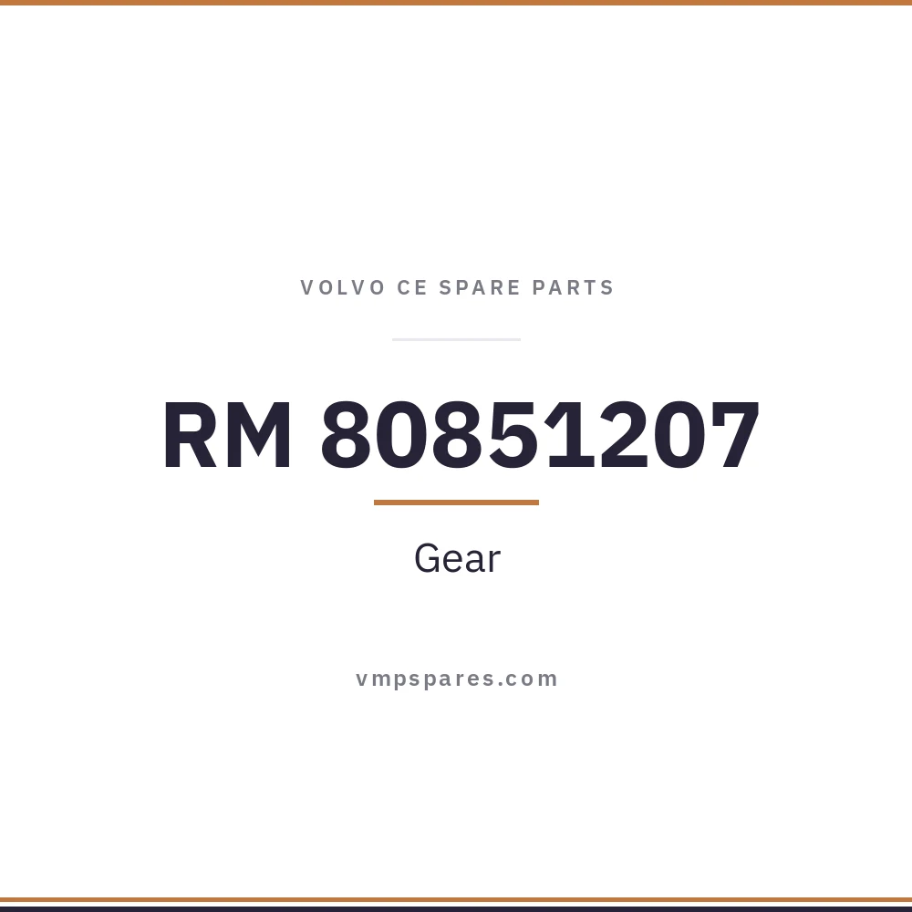RM 80851207 – Gear