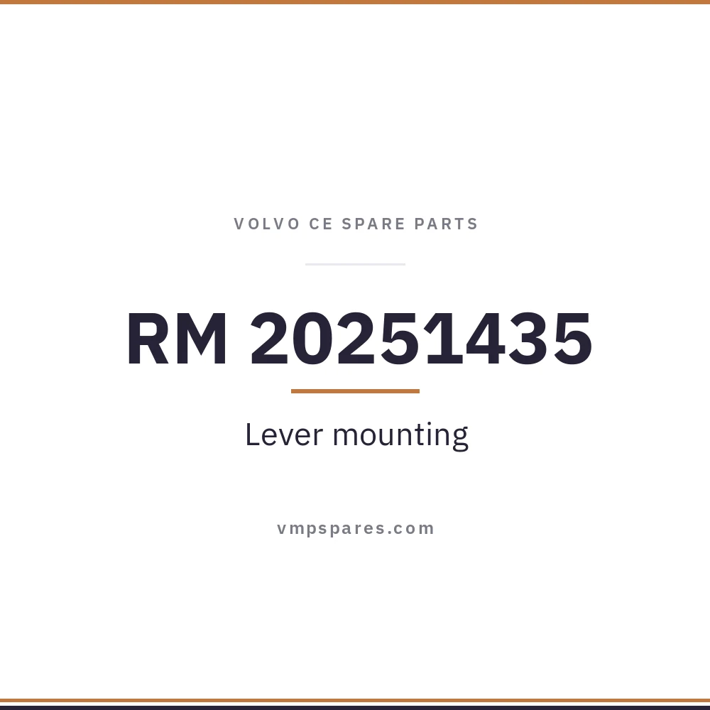 RM 20251435 – Lever mounting