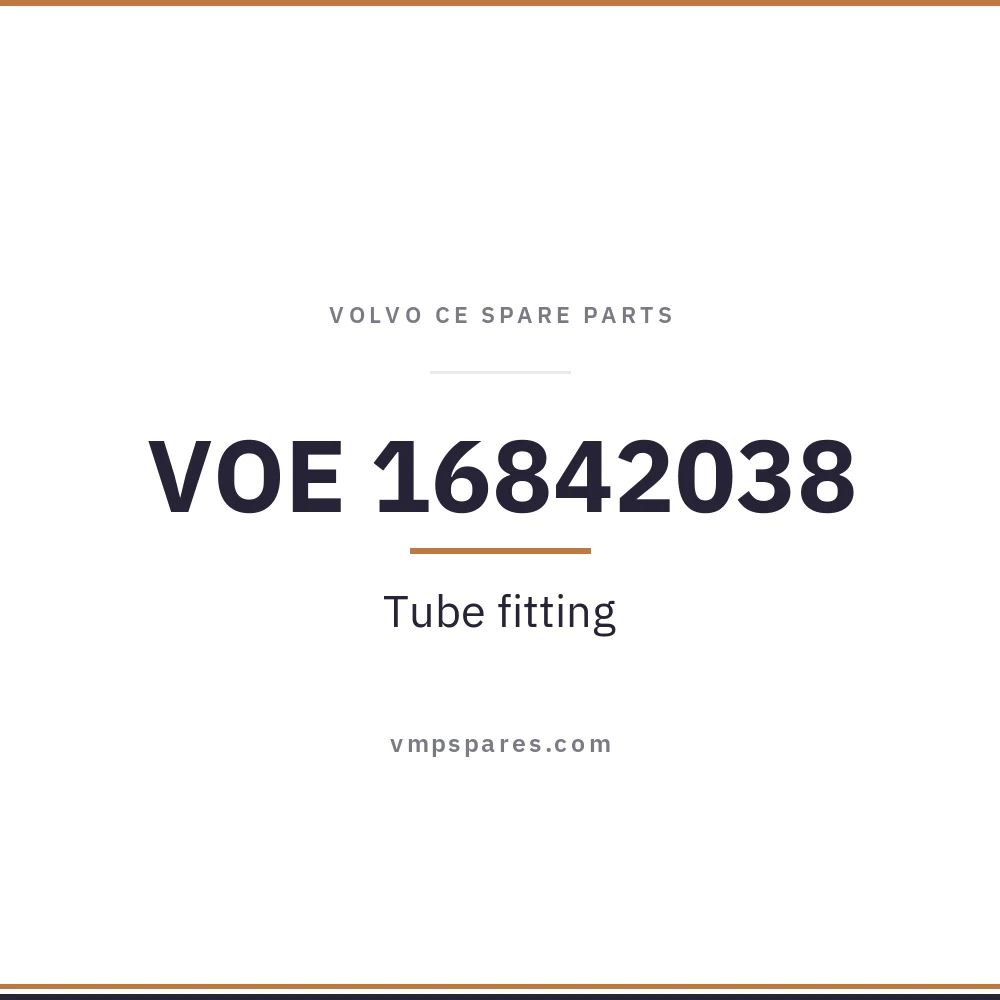 VOE 16842038 – Tube fitting
