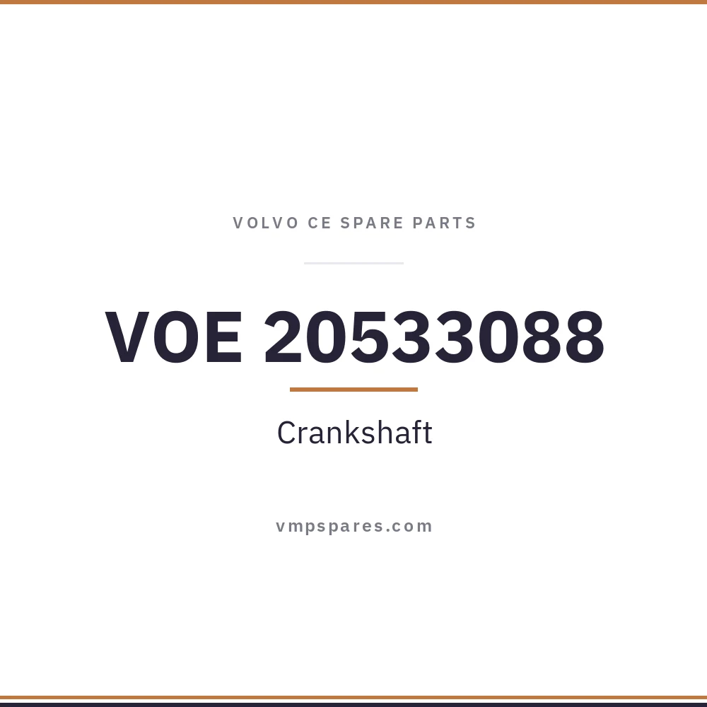 VOE 20533088 – Crankshaft