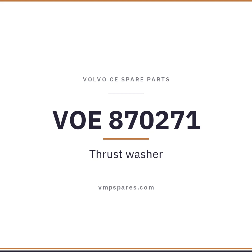 VOE 870271 – Thrust washer