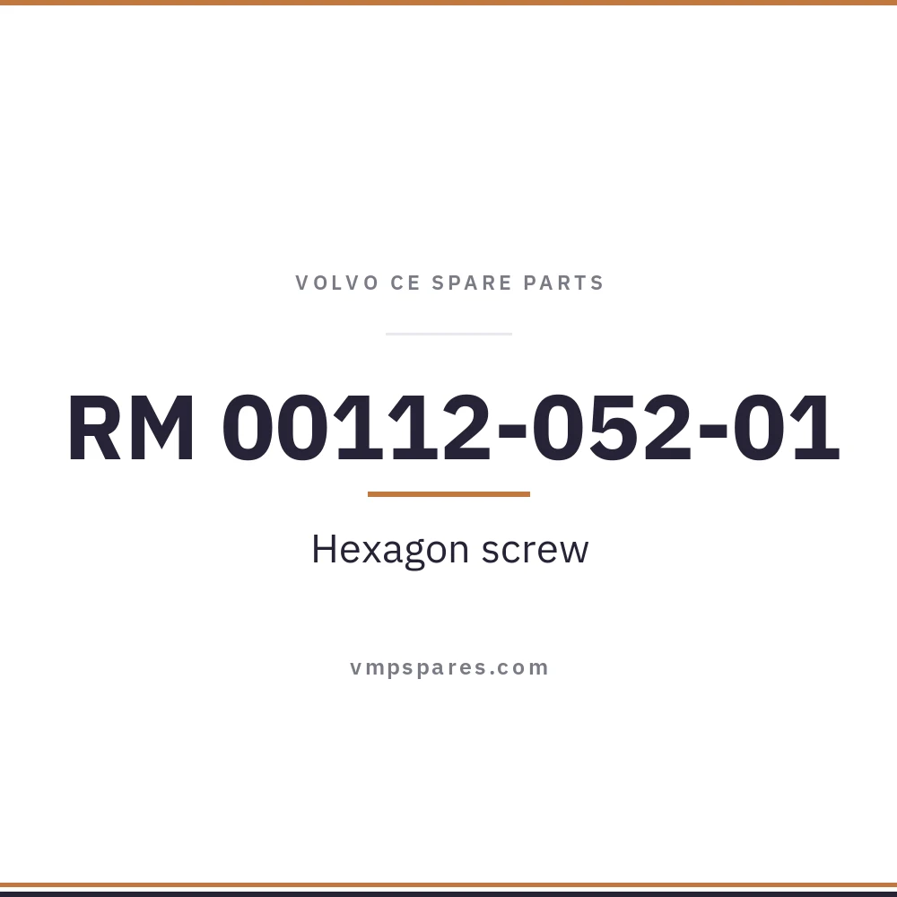 RM 00112-052-01 – Hexagon screw