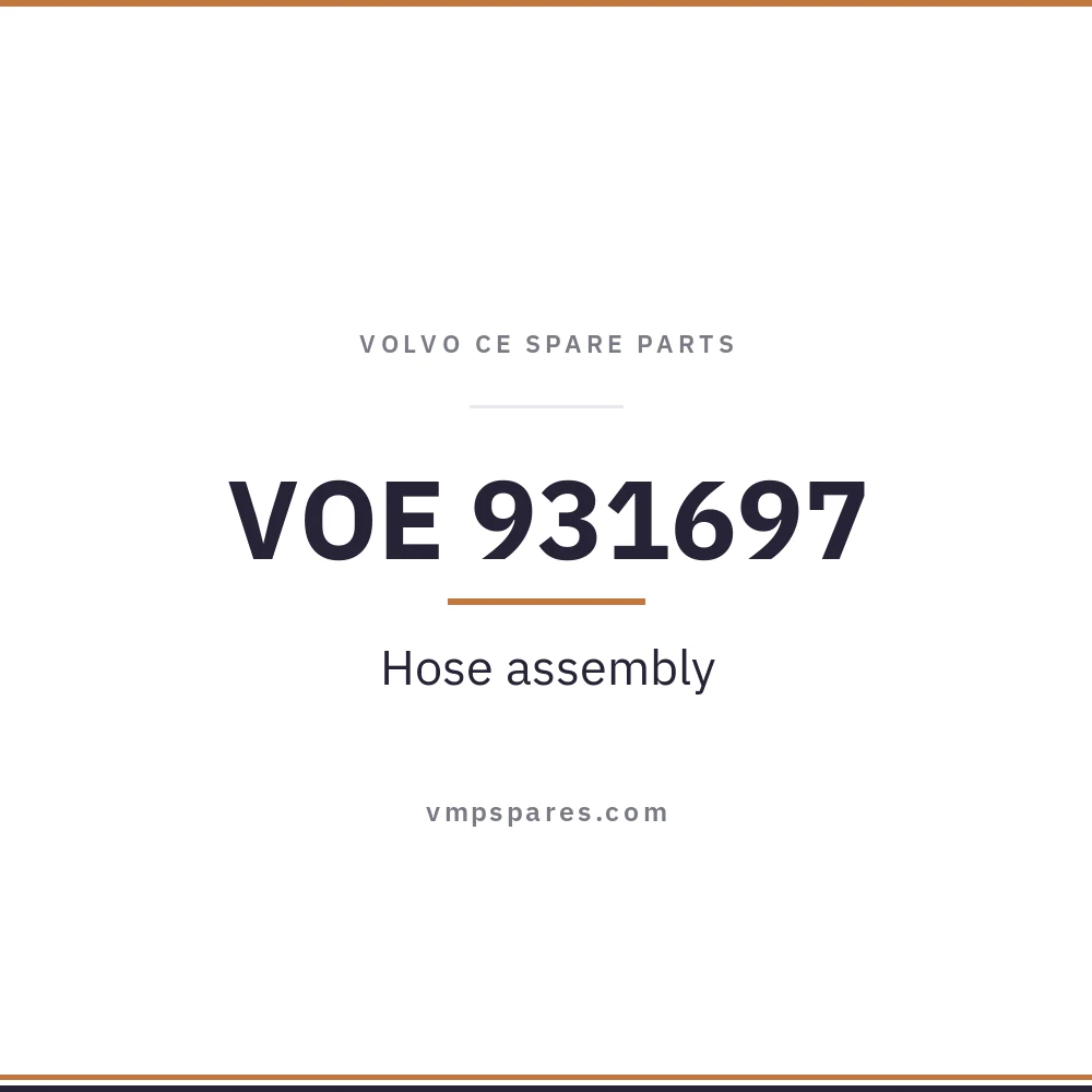 VOE 931697 – Hose assembly