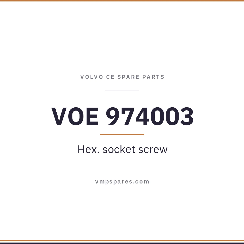 VOE 974003 – Hex. socket screw
