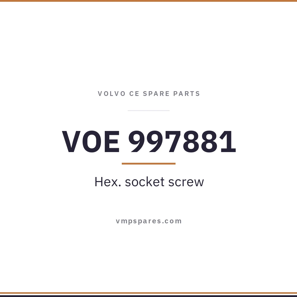 VOE 997881 – Hex. socket screw