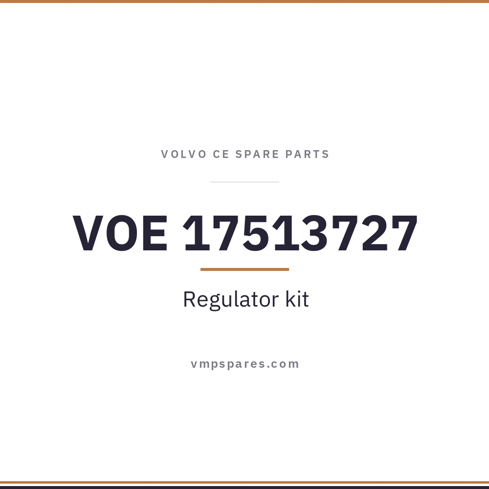 VOE 17513727 – Regulator kit