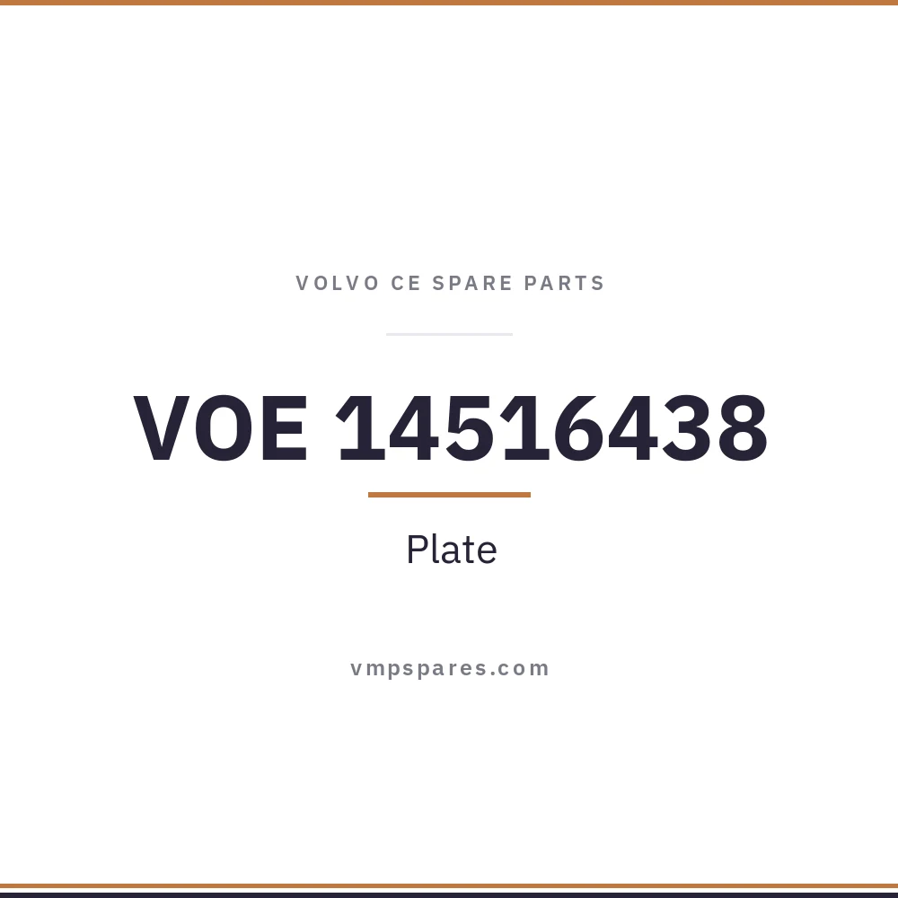 VOE 14516438 – Plate