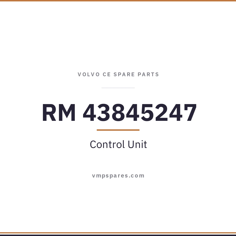 RM 43845247 – Control Unit