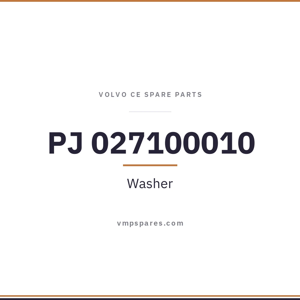 PJ 027100010 – Washer