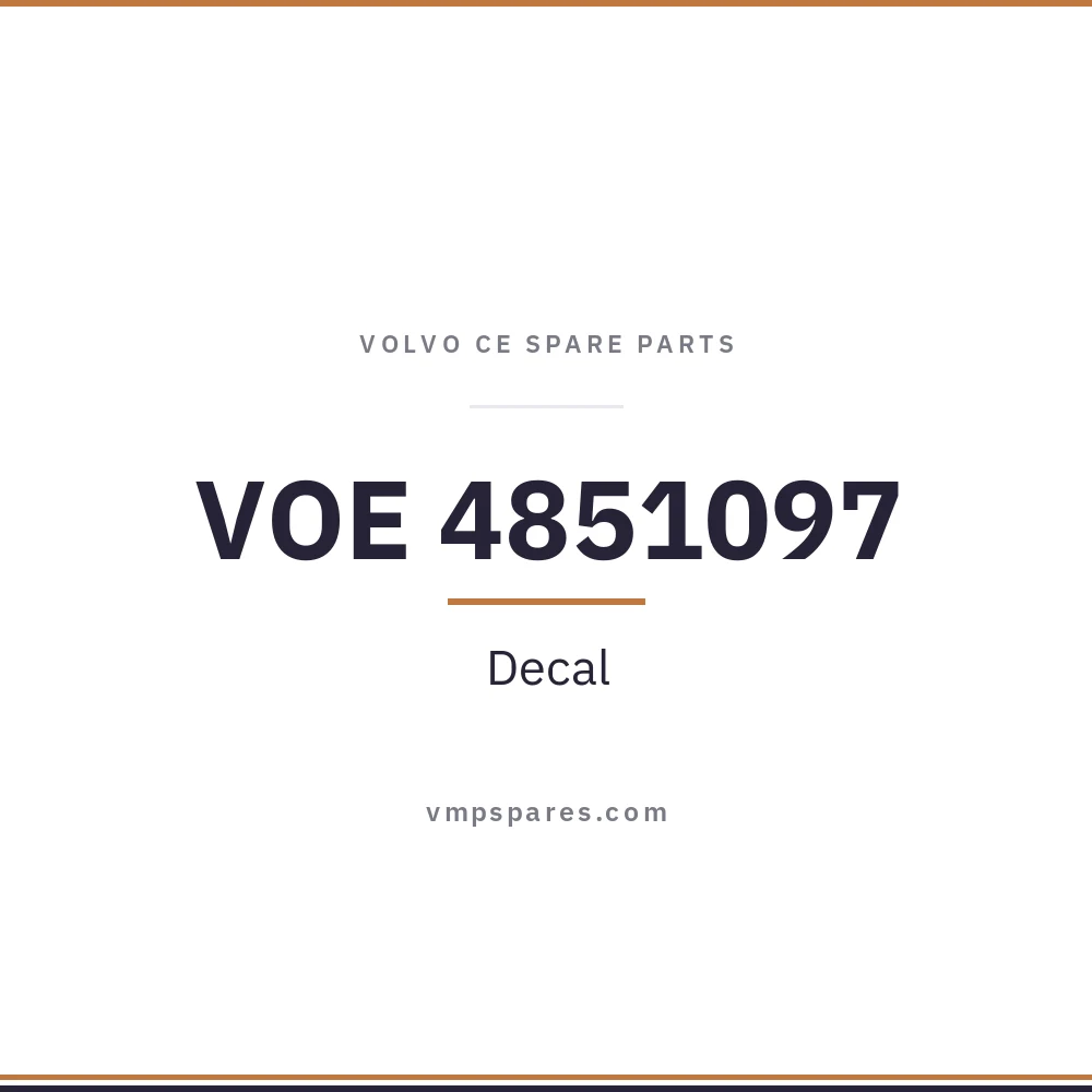 VOE 4851097 – Decal