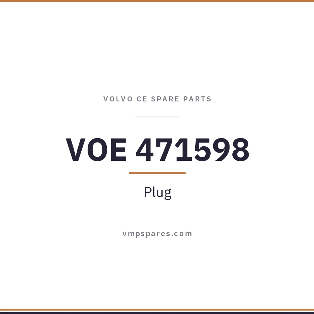 VOE 471598 – Plug