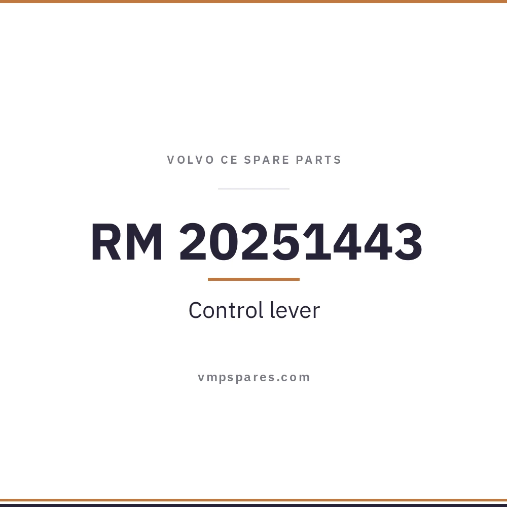 RM 20251443 – Control lever