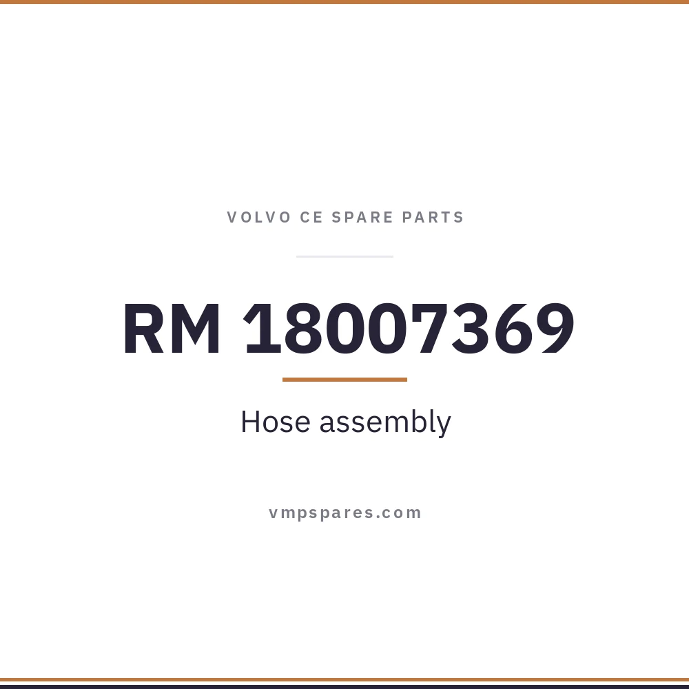 RM 18007369 – Hose assembly