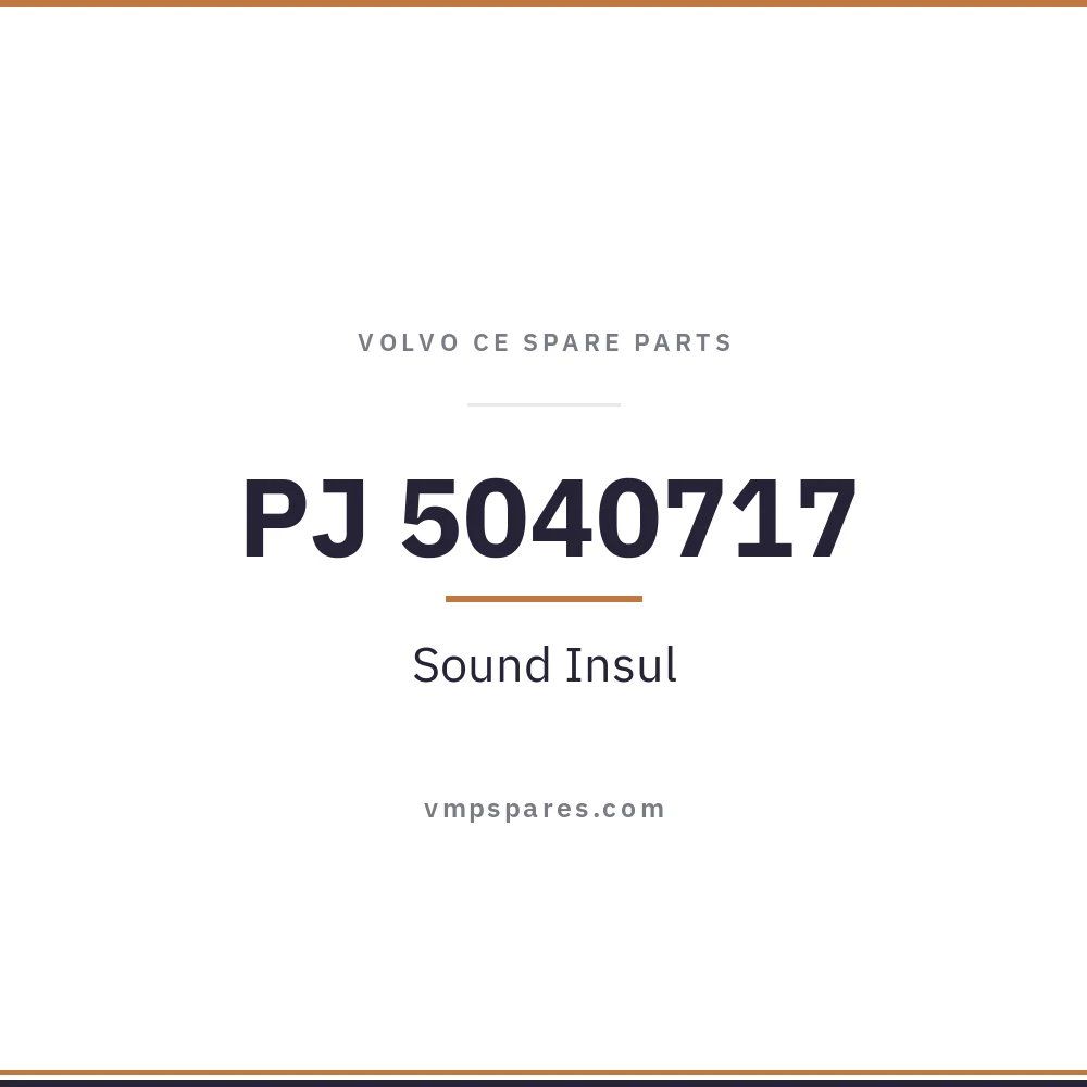 PJ 5040717 – Sound Insul