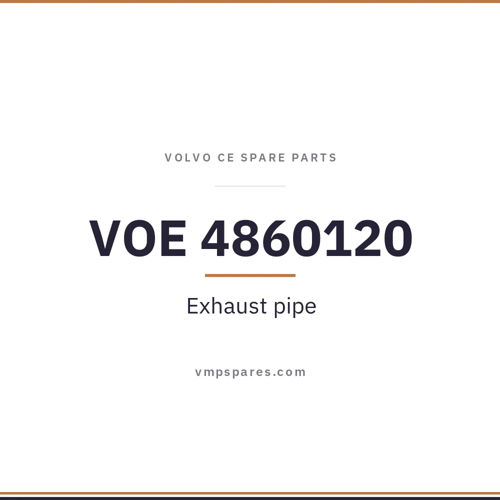 VOE 4860120 – Exhaust pipe
