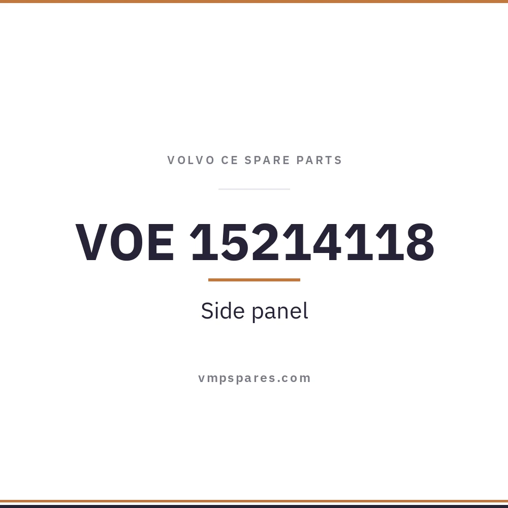 VOE 15214118 – Side panel