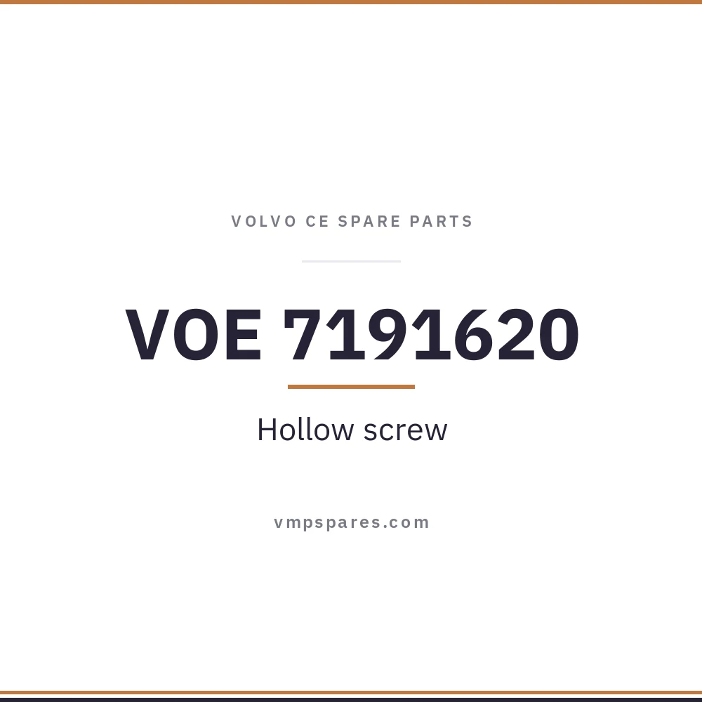 VOE 7191620 – Hollow screw